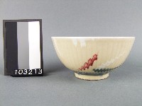 藏品(紅藍彩葉紋碗)的圖片