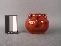 藏品(赤釉五耳茶油壺)的圖片