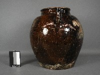 藏品(褐釉無耳壺)的圖片