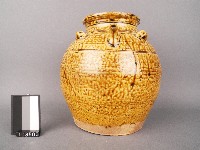 藏品(黃釉五耳茶壺)的圖片