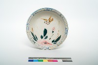 藏品(鶯歌蓋印加彩花鳥碗公)的圖片