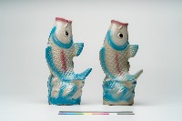 藏品(鶯歌魚形花瓶一對)的圖片