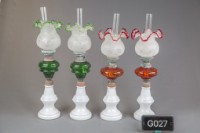 藏品(莊培鑫-仿古玻璃燈具二對（四件）)的圖片