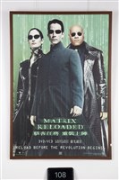 藏品(駭客任務重裝上陣電影海報)的圖片