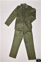 藏品(草綠斜紋布官長軍常服上衣+西長褲)的圖片