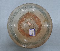 藏品(青花網狀印紋小型盤)的圖片