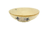 藏品(青花紅彩印花折枝花卉紋大碗)的圖片