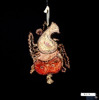 藏品(葫蘆形刺繡彩墜飾品)的圖片