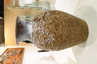 藏品(灰釉繩紋耳花瓶)的圖片