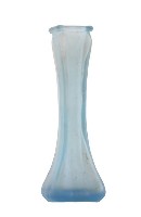 藏品(淺天藍色細直頸玻璃鈁式花瓶)的圖片