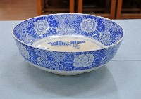 藏品(青花錦地花卉山水紋深腹碗)的圖片