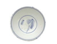 藏品(青花幾何形寫意山水紋碗)的圖片