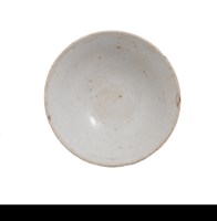 藏品(釉上彩葉紋線紋碗)的圖片