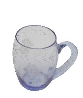 藏品(淡紫色葡萄紋透明玻璃杯)的圖片