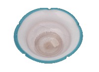 藏品(青綠色花口玻璃盆)的圖片