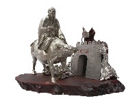 藏品(十二生肖人物故事組之牛錫雕12-2)的圖片