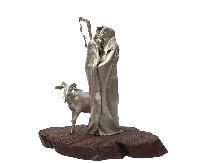 藏品(十二生肖人物故事組之羊錫雕12-8)的圖片