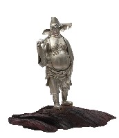 藏品(十二生肖人物故事組之豬錫雕12-12)的圖片