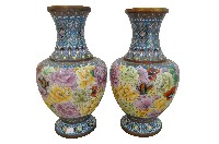 藏品(銅製景泰藍花瓶)的圖片