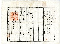 藏品(昭和八年債權人林查某向臺南地方法院高雄支部單獨部提請對債務人簡為強制還款之支付命令)的圖片