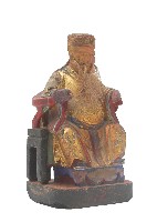 藏品(木雕月下老人像)的圖片