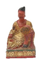 藏品(木雕濟公像)的圖片