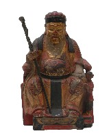 藏品(木雕土地公像)的圖片