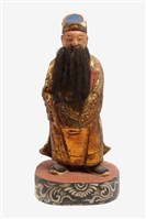 藏品(木雕閻羅天子文判像)的圖片