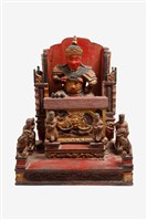 藏品(木雕明山國王像)的圖片