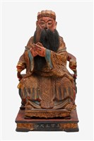 藏品(木雕地官大帝神像)的圖片