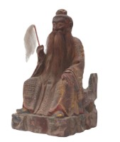 藏品(木雕五顯大帝像)的圖片