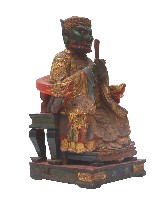 藏品(木雕龍王大帝像)的圖片