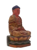 藏品(木雕釋迦牟尼佛像)的圖片