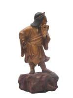 藏品(木雕招財進寶像)的圖片