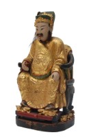 藏品(木雕財神像)的圖片