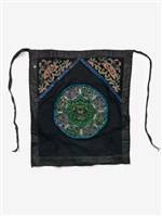藏品(中國黎平苗族黑底刺繡背扇)的圖片