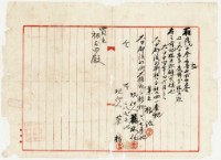 藏品(大正十四年大甲郡清水街楊活等呈記持分租當額證明)的圖片