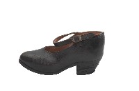 藏品(臺灣女性黑色皮質小腳解脫鞋)的圖片