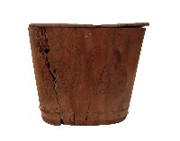 藏品(排灣族蛇紋黍桶木)的圖片