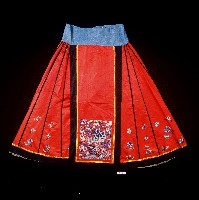 藏品(花蝶彩潚馬面裙)的圖片