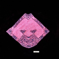 藏品(吉祥繡扇菱形附口袋肚兜)的圖片