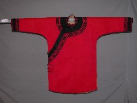 藏品(年輕婦女用般長紋大襟衫禮服)的圖片