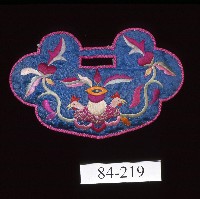 藏品(臺灣漢人族群繡花香鎖)的圖片