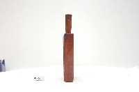藏品(棗紅色三面銅幣紋壽字仙桃龜紋木製製粿模具)的圖片