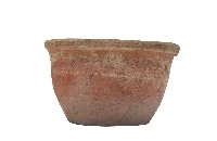 藏品(引水用橘色圓形磚臺鍋)的圖片