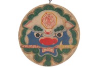 藏品(木製獸牌獸牌避邪物)的圖片