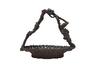 藏品(圓形淺盤手提竹籃)的圖片