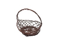 藏品(隋圓形鏤空手提竹籃)的圖片