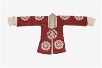 藏品(暗紅色中間開衩戲服)的圖片