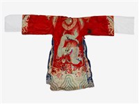 藏品(紅色獨龍長擺戲服)的圖片